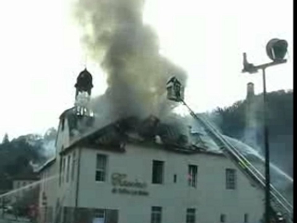 Incendie du casino de Salins les bains