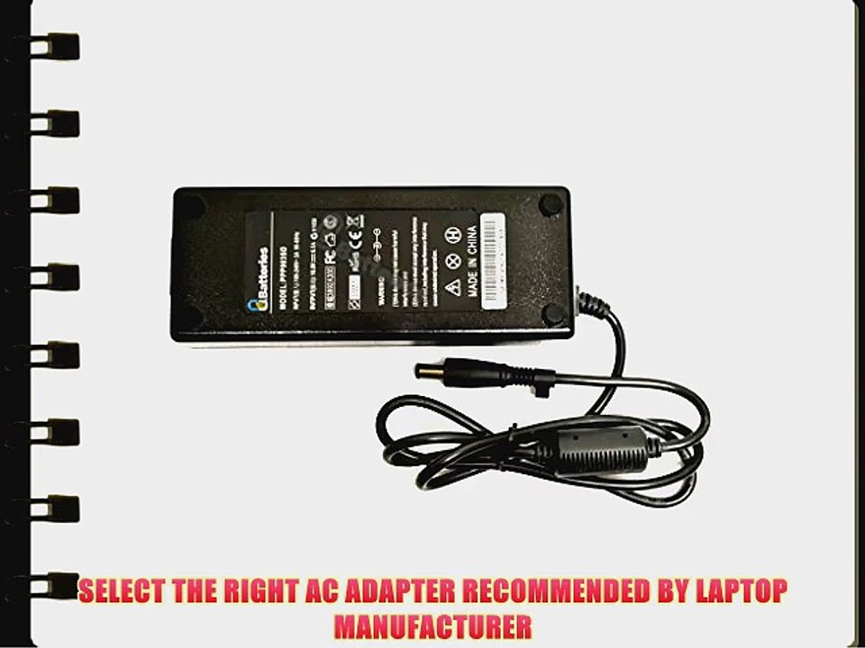 UBatteries AC Adapter Charger Compaq Presario CQ60-311AU - 120W 18.5V