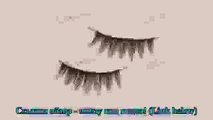 Black False Eyelashes for Beauty Makeup (10-P
