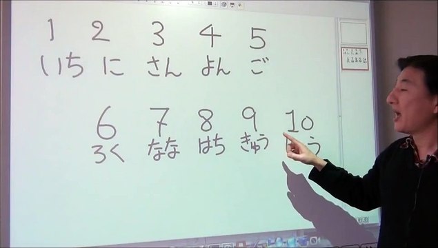 Los números en japonés - Clases de japonés II