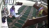 Women In Mosque What is she Doing