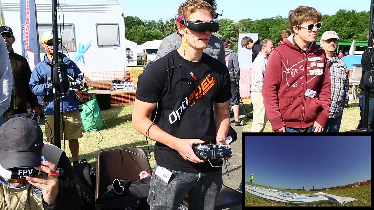 Course de drone, un "run" avec un champion