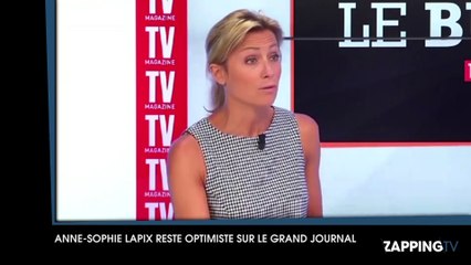 Anne-Sophie Lapix refuse la présentation du Grand Journal : "Ce serait tellement incohérent"