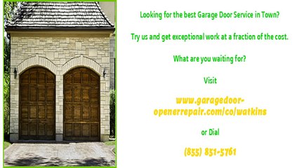 Watkins, CO Garage Door Openers