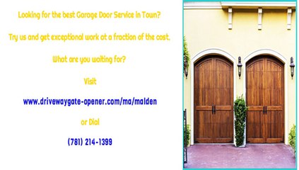 Garage Door Repair Technicians in Malden, MA