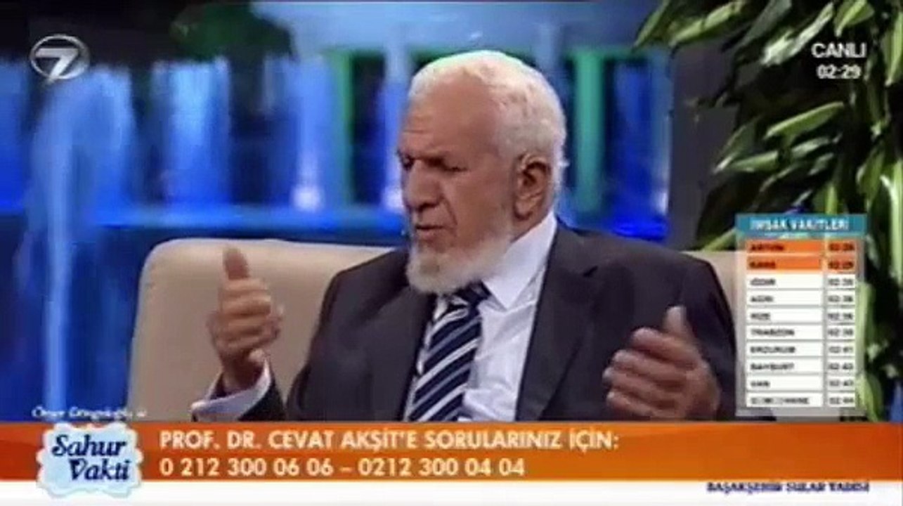 Cevat Aksit Hoca'yı Kızdıran Soru