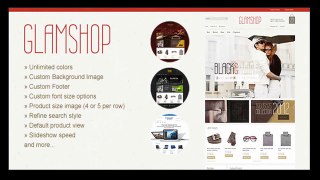 GlamShop Modern OpenCart Theme