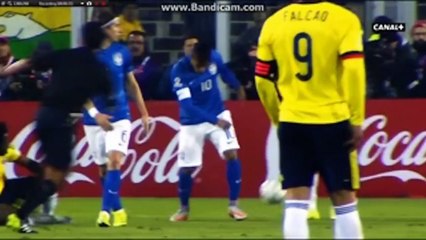 Neymar vs colombia 2015 fights and brawls WAR copa america 2015