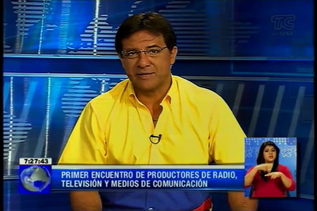 Primer encuentro de productores de radio, televisión y medios de comunicación
