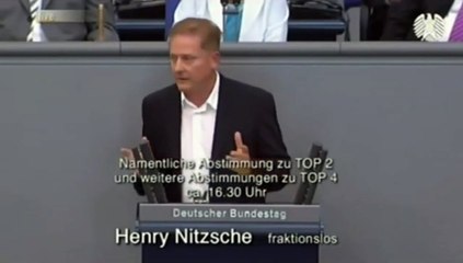 Henry Nitzsche über den Vertrag von Lissabon (EU-Reformvertrag) - Rede im Bundestag
