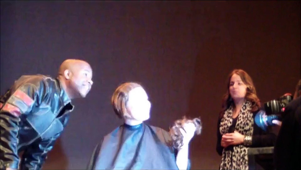 Shaving My Head at the Spring Pep Assembly