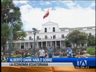 Alberto Dahik habló sobre la economía ecuatoriana