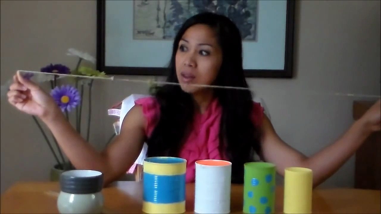 How to make a Wind Chime reusing tin cans! Can Chime