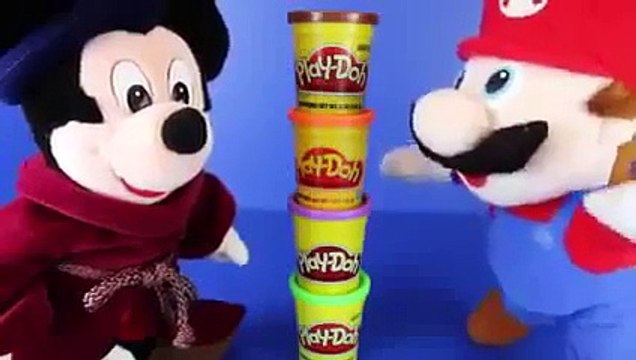 Disney Magic Mickey Mouse Magic Tricks with Super Mario Bros Mario and Sesame Street Cooki