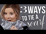 3 Ways to Tie a Scarf in Under 60 SECONDS!