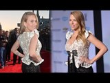 Scarlett Johansson on the Red Carpet Captain America 2 - Baby Bump Debut