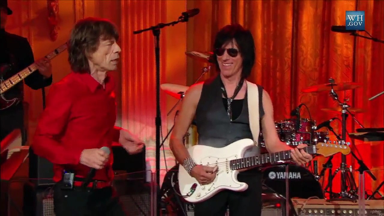 Mick Jagger & Jeff Beck Perform "Commit a Crime" at In Performance at the White House