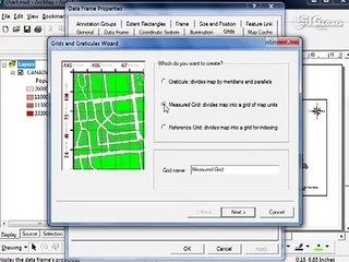 Insertion grille de coordonnées géographiques Mise en page ArcMap - ArcGIS