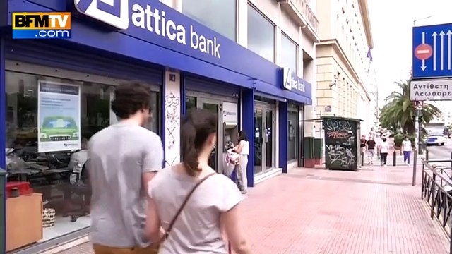 De plus en plus de Grecs retirent leur argent par crainte d’un contrôle des capitaux