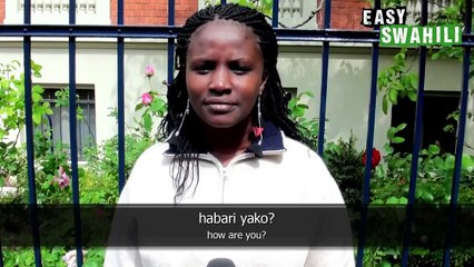 Easy Swahili - Basic Phrases for Greetings