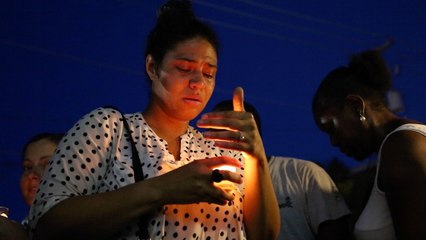 Fear, heartbreak and resilience outside the church where nine died
