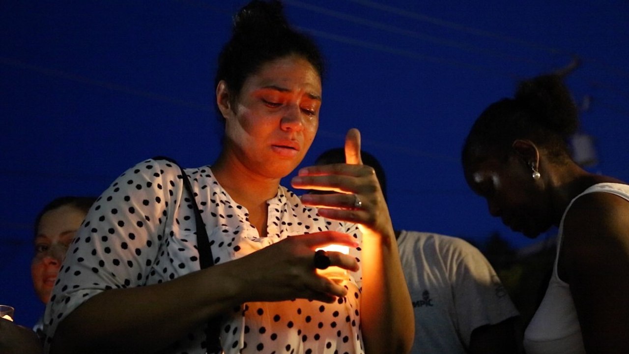 Fear, heartbreak and resilience outside the church where nine died
