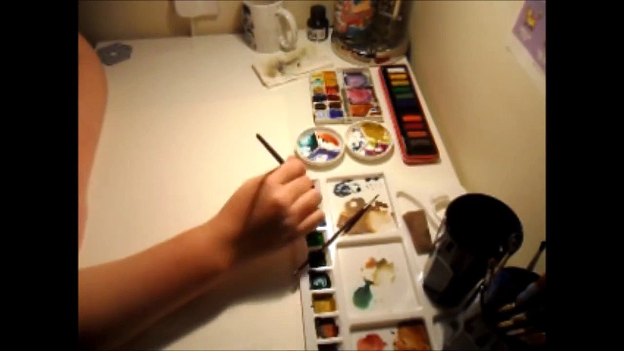 Maddie Ziegler - Different (Watercolour Portraid) (Speed Painting)