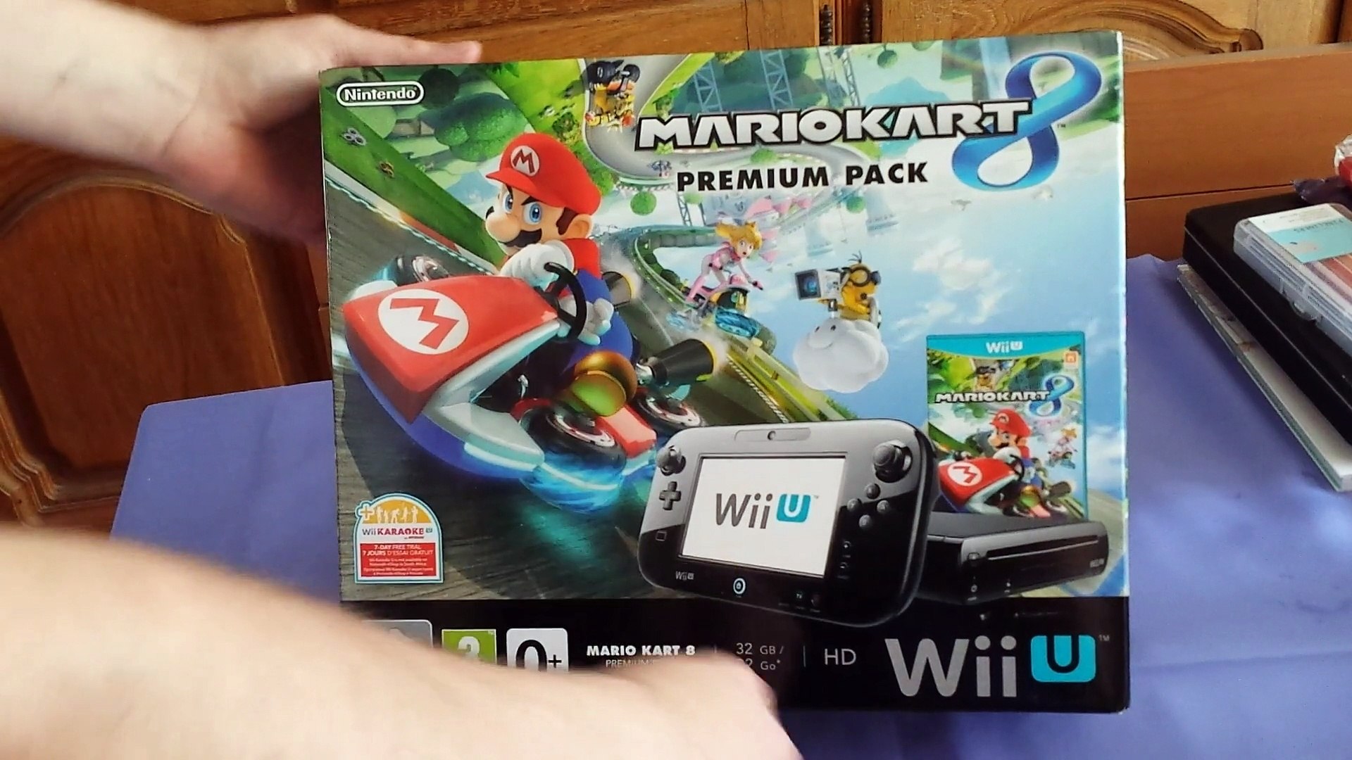 Unboxing : Wii U Mario Kart 8 - Premium Pack 32Gb - video Dailymotion