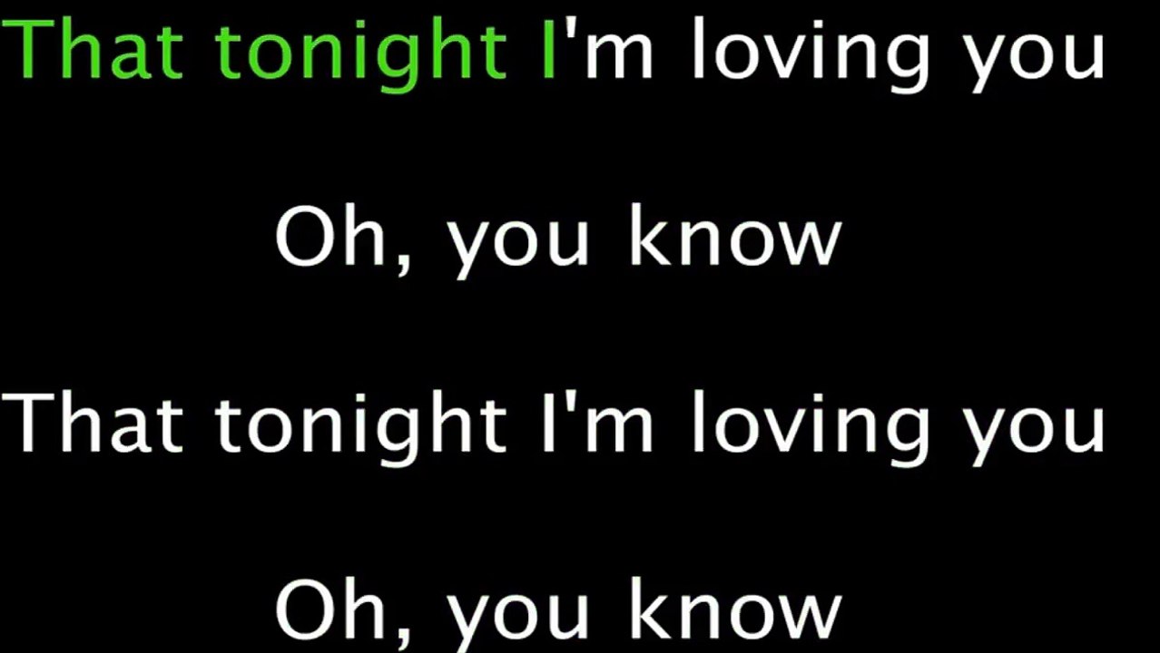 Enrique Iglesias  - Tonight (I'm Lovin You) Karaoke