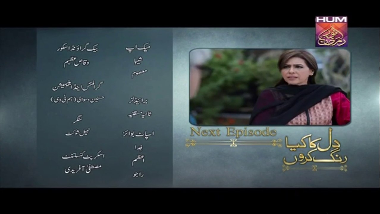 Dil Ka Kya Rung Karun Episode 17 Promo HUM TV Drama 19 June 2015