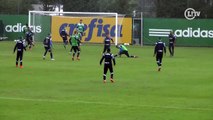 Robinho dá passe à la Ronaldinho Gaúcho em treino do Palmeiras