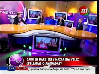 Nazarena Velez y Carmen Barbieri ¿amigas o enemigas?