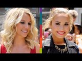 Demi Lovato & Britney Spears X-Factor Rhode Island Style!