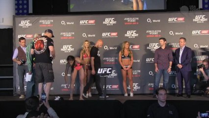 JJ vs. Penne Face-Off weigh-ins