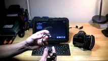 DSLR Camera Remote Control on Android Tablet, DSLR Dashboard, Nexus 10, Canon Camera, OTG Host Cable