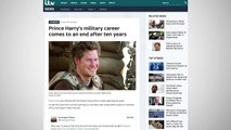 Prince Harry Leaves British Army After 10 Years
