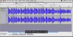 Audacity Tutorial 1: How to import an audio file