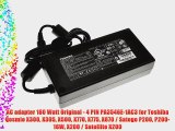 AC adapter 180 Watt Original - 4 PIN PA3546E-1AC3 for Toshiba Qosmio X300 X305 X500 X770 X775