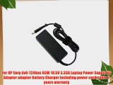 HP 65W Charger for HP Envy dv6-7246us 19.5V 3.33A Laptop Notebook AC Adapter Battery Charger
