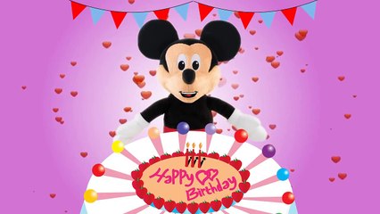 Happy Birthday Song Mickey Mouse  Nursery Rhymes for Kids