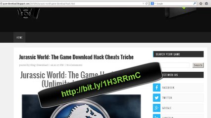 Jurassic World: The Game - Unlimited Cash, Coins, Food, and DNA