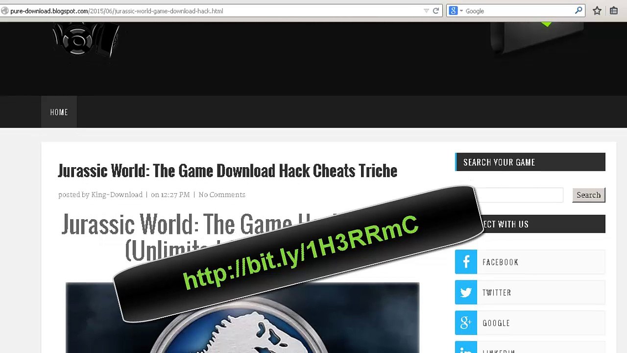 Jurassic World: The Game - Unlimited Cash, Coins, Food, and DNA
