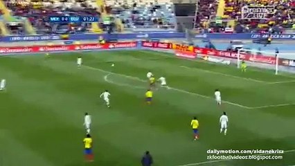 Miller Bolaños Fantastic 1st chance - Mexico vs Ecuador 19.06.2015