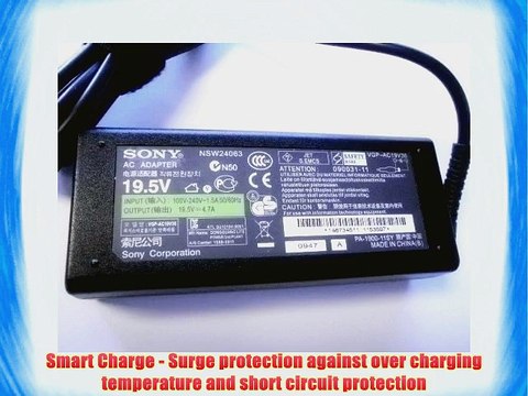 Sony Original VGP-AC19V43 OEM Laptop Charger /High-Capacity AC Power Adapter with US power