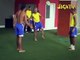 Freestyle Football Ronaldinho Robinho and Roberto carlos and Stickman
