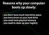 Slow Computer Startup - How to Make Your Computer Bootup Faster