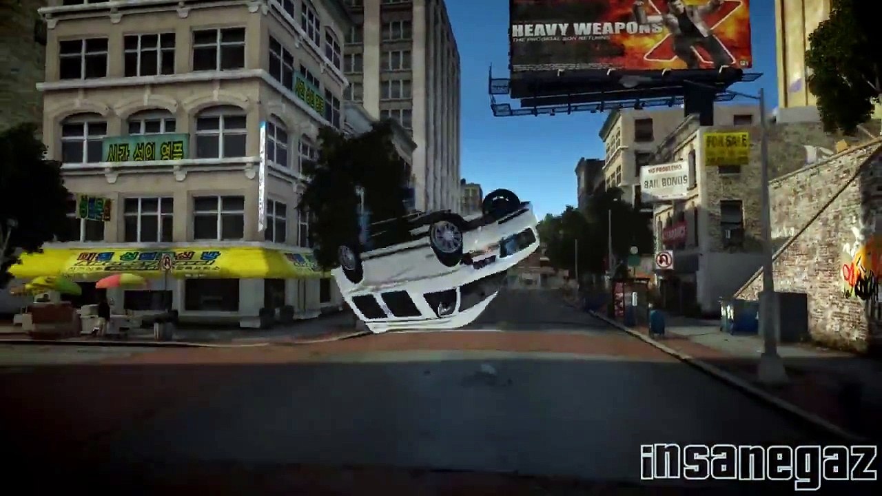 GTA IV GMC SAVANA CRASH TESTING HD