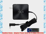 Bundle:3 items -Adapter/Power Cord/4G PC Depot USB Drive:Brand New ASUS ADAPTER 45W 19V2.37A