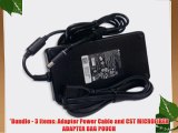 Bundle: 3 items- Adapter/Cable/Pouch Alienware M17x M17xR2 M17x-R2 DELL Delta Made Original/Genuine/OEM