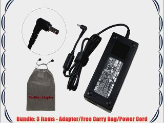 Bundle: 3 items - Adapter/Free Carry Bag/Power Cord:Asus Original 19V 6.32A 120W Replacement